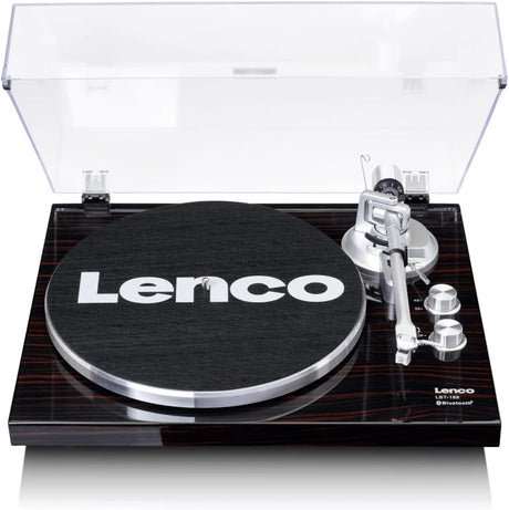 LENCO LBT-188 Giradischi slim con Bluetooth Piatto in alluminio da 300 mm 