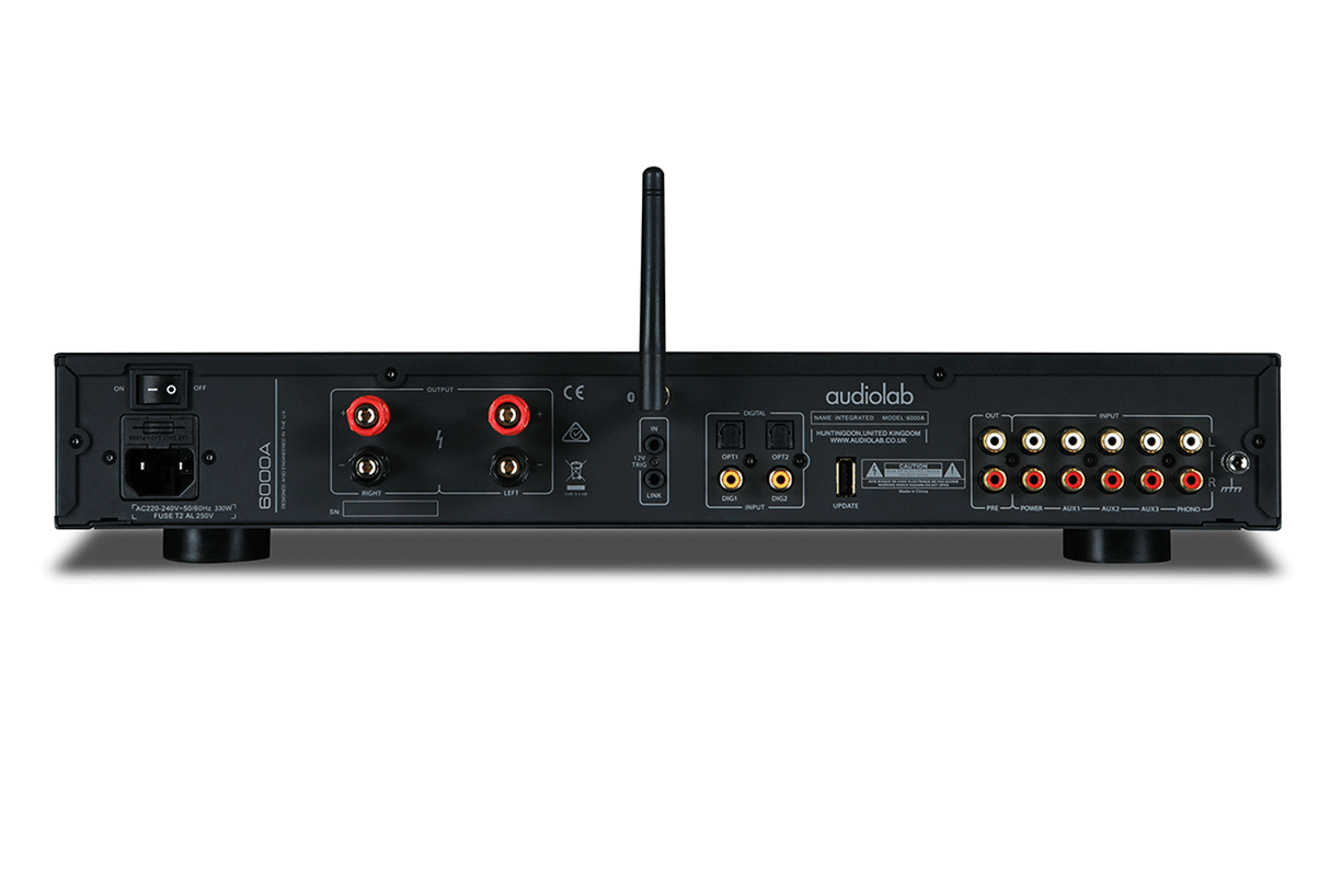 Audiolab 6000A Amplificatore integrato stereo DAC ESS Sabre32 ES9018K2M Reference - TechSoundSystem.com