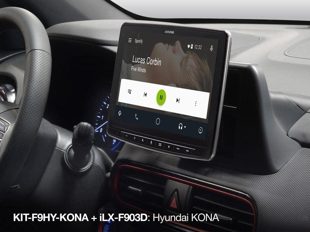 Alpine KIT-F9HY-KONA Kit di montaggio per Hyundai Kona dal 2017 per iLX-F903D / INE-F904D - TechSoundSystem.com