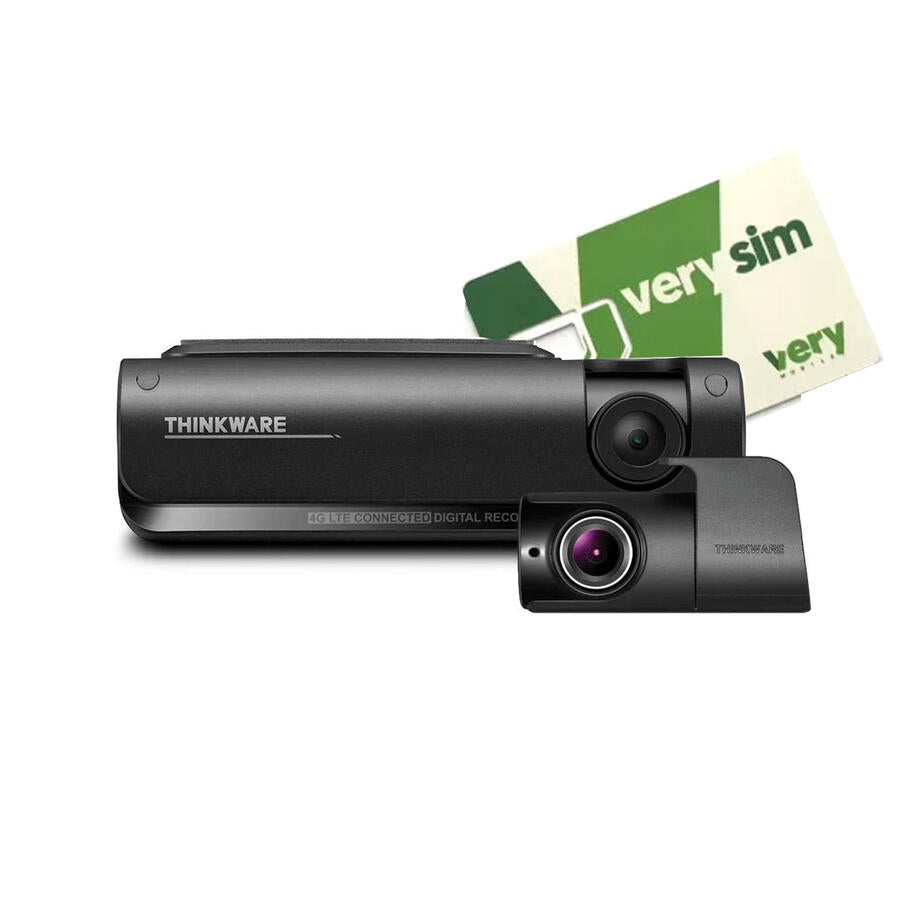 THINKWARE T700 BUNDLE + SIM Dashcam T700 + Dashcam posteriore con connettività 4G LTE Intregrata (controllo da remoto) - TechSoundSystem.com