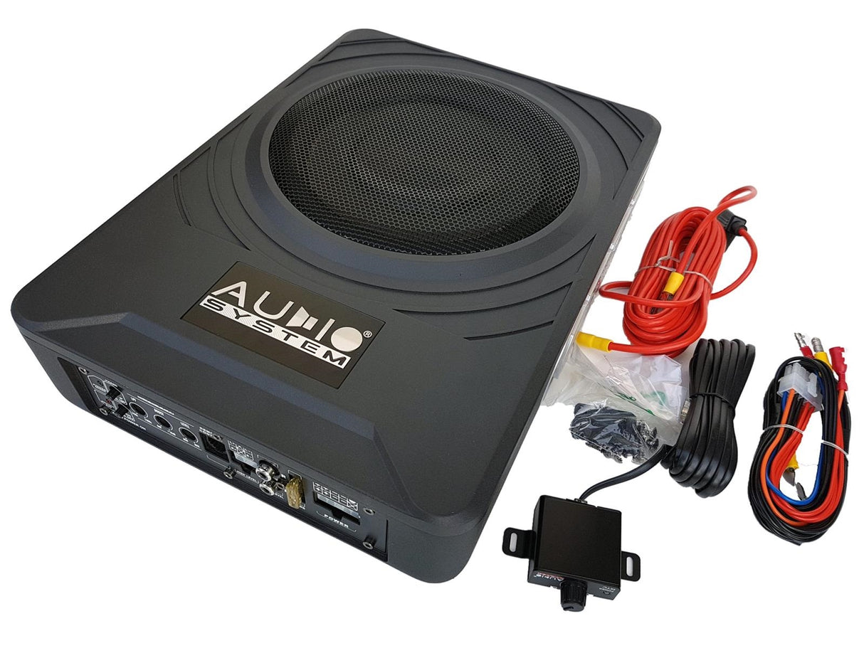 Audio System US08 ACTIVE 24VOLT Subwoofer attivo sotto sedile da 20 cm per camion 24V 200W RMS - TechSoundSystem.com