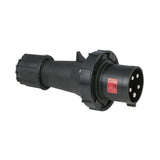 PCE-Y035-6XS SPINA CEE-17 63A 5P (3P+N+T) 400V IP67 5 POLI MASCHIO NERA MIDNIGHT SERIE BLACK PLUG - TechSoundSystem.com