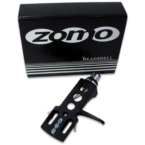 ZOMO HEADSHELL BLACK SHELL DI RICAMBIO PER PUNTINE GIRADISCHI NERO - TechSoundSystem.com