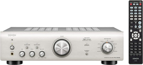 Denon PMA-600NE SILVER Amplificatore Integrato, 2 X 70W, bluetooth e ingresso phono MM - TechSoundSystem.com