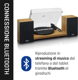 Lenco LS-500 Giradischi Bluetooth® con due altoparlanti esterni e 2 x 30 watt RMS - TechSoundSystem.com