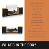 Lenco LS-500 Giradischi Bluetooth® con due altoparlanti esterni e 2 x 30 watt RMS - TechSoundSystem.com