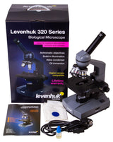 Microscopio biologico monoculare Levenhuk 320 BASE - TechSoundSystem.com