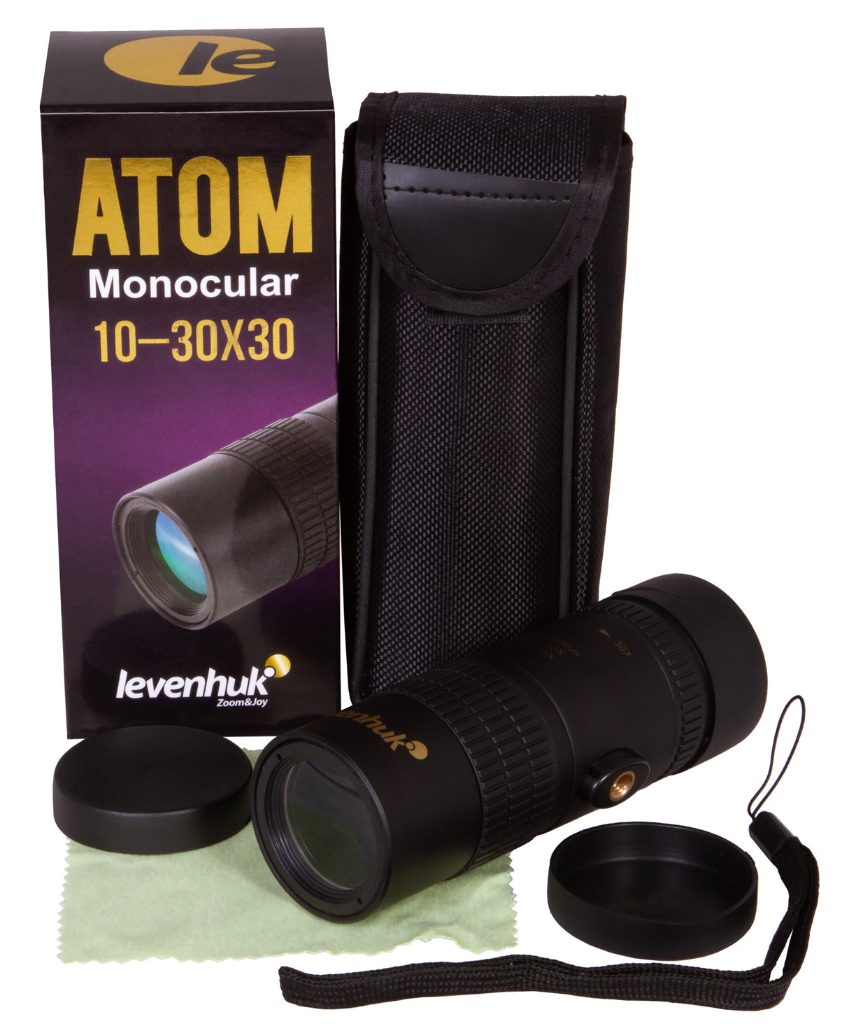 Monoculare Levenhuk Atom 10–30x30