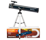 Telescopio Levenhuk Discovery Spark 114 AZ con libro