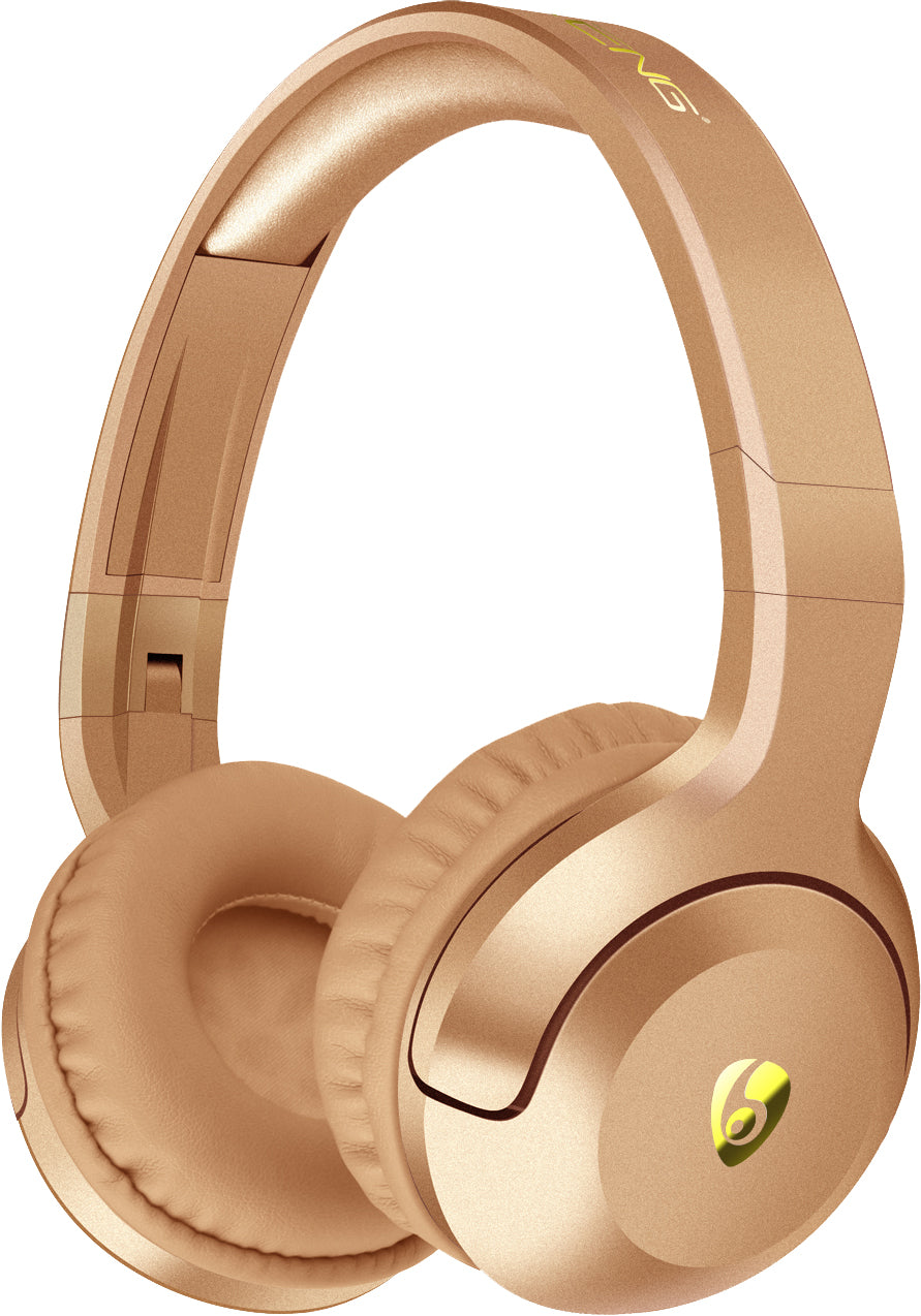 OVLENG BT 601G Cuffia bluetooth gold con mp3