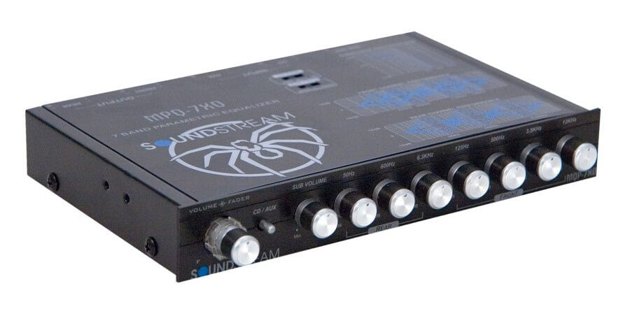 Soundstream MPQ-7XO 1/2 din dual channel equalizzatore multi banda - TechSoundSystem.com