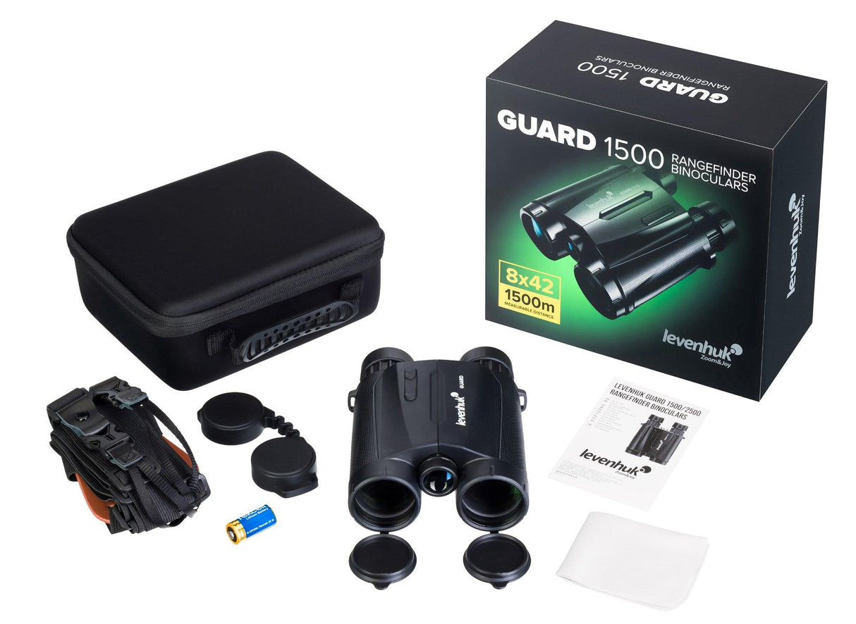 Binocolo con telemetro Levenhuk Guard 1500 - TechSoundSystem.com