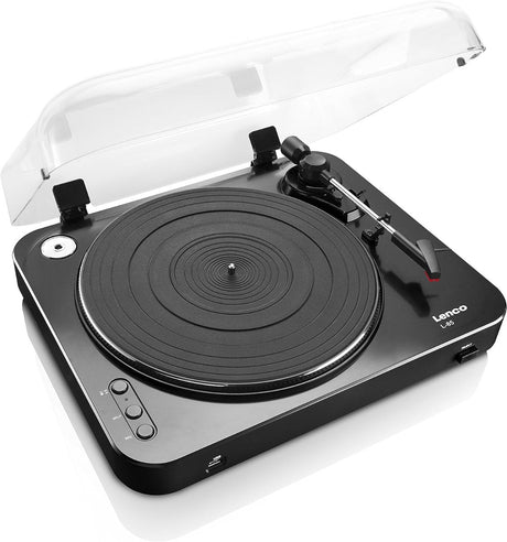 Lenco L-85 Giradischi con convertitore diretto in MP3 da vinile a USB