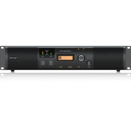 BEHRINGER NX1000D FINALE DI POTENZA 1000 WATT 2 CANALI CON COMPENSAZIONE AUTOMATICA DELL' IMPEDENZA + DSP - TechSoundSystem.com