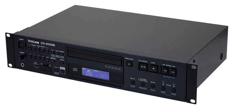 TASCAM CD 200SB LETTORE CD E REGISTRATORE A STATO SOLIDO - TechSoundSystem.com