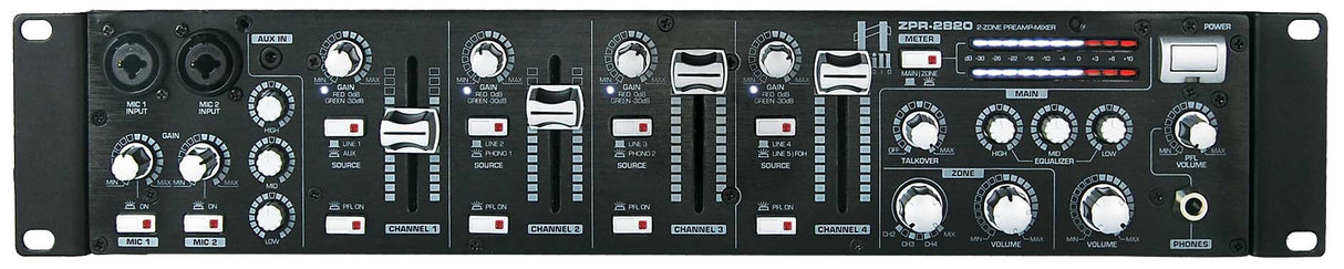 KARMA ZPR 2820V2 Mixer stereo a zone - TechSoundSystem.com