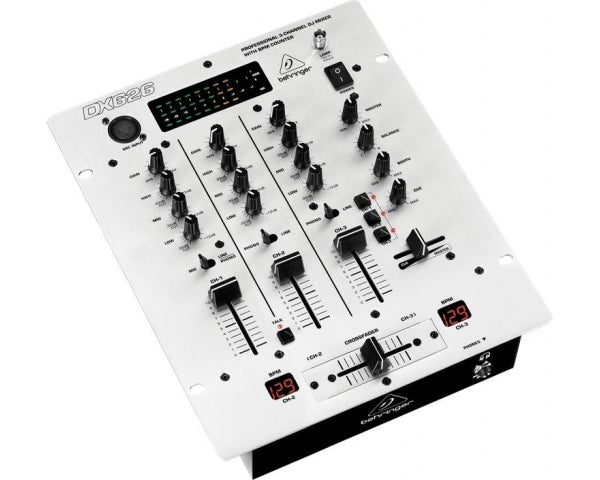 BEHRINGER DX626 MIXER PER DJ 3 CANALI CONTROLLO VCA EQ CONTABATTUTE - TechSoundSystem.com