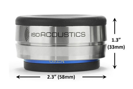 IsoAcoustics OREA INDIGO piede isolatore acustico per elettroniche e diffusori (1pz)