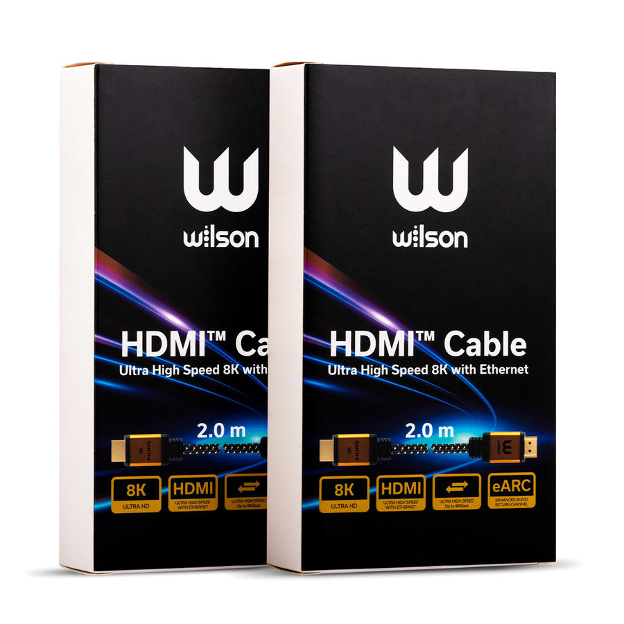 Wilson HDMI CABLE Cavo HDMI 8K ultraveloce con eARC da 2MT - TechSoundSystem.com