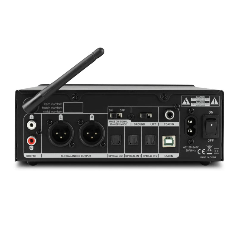 Tangent Ampster DAC II convertitore DAC Bluetooth: 5.0 Aptx-HD, 2 x optical toslink, 1 x coaxial, 1 x usb - TechSoundSystem.com