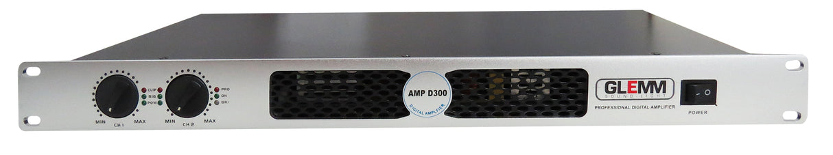 GLEMM AMP D300 Amplificatore digitale 2x300W - TechSoundSystem.com