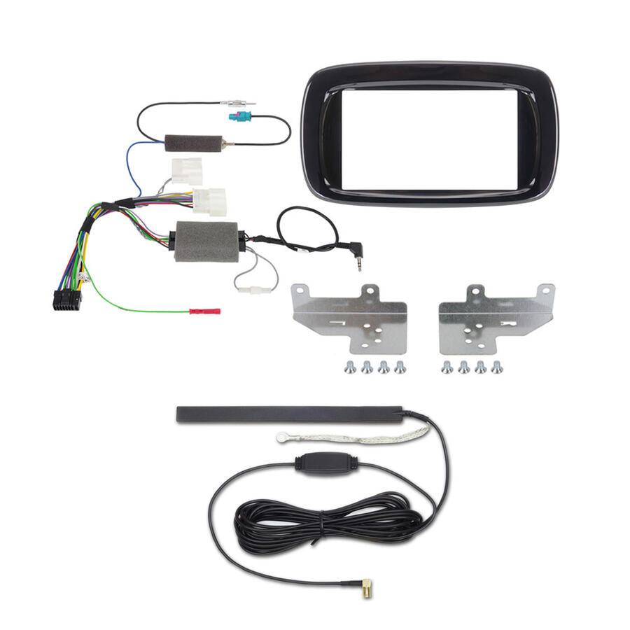 Alpine KIT-7SMTB kit installazione monitor Alpine ILX-702D o ILX-705D per SMART 453 base - TechSoundSystem.com