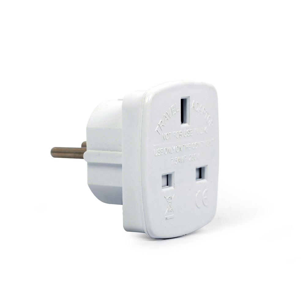 CABLEXPERT AC POWER ADAPTER, PRESA DA UK A EU SHUKO PLUG, 7.5 A - TechSoundSystem.com