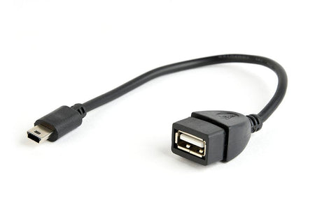 CABLEXPERT USB OTG AF TO MINI-BM CABLE, 0.15 M - TechSoundSystem.com