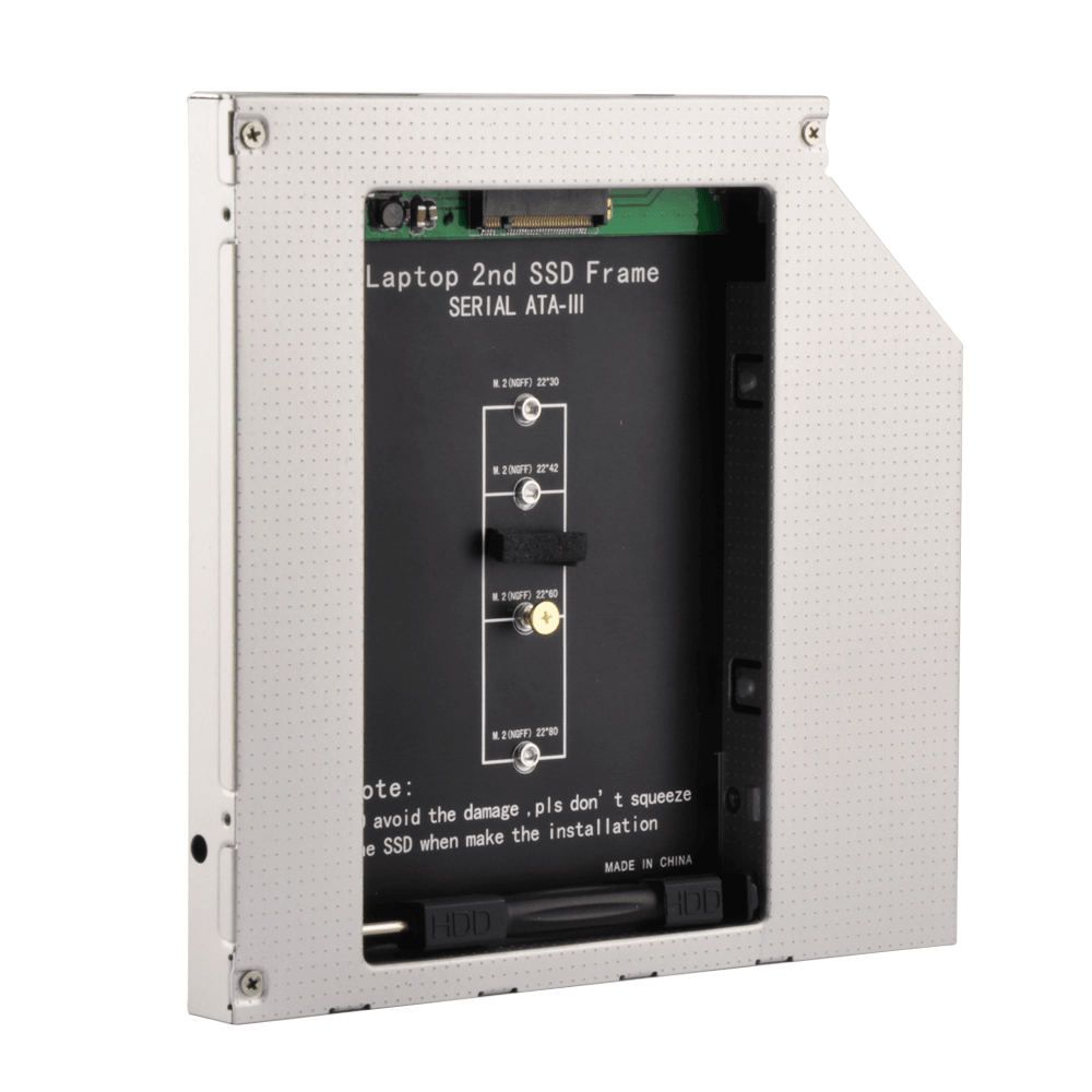 CABLEXPERT SLIM 5.25'' BAY MOUNTING FRAME FOR NGFF (M.2) SSD MEMORY CARD, 12.7 MM HEIGHT - TechSoundSystem.com