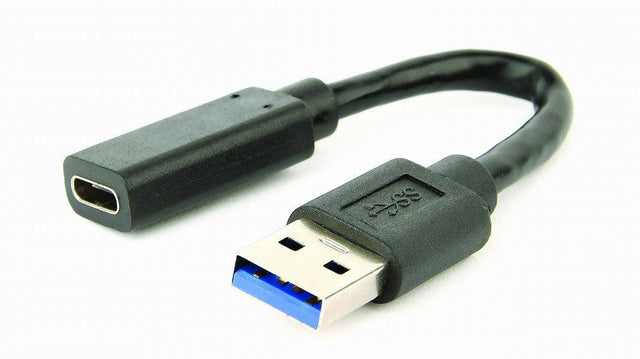 CABLEXPERT CAVO ADATTATORE USB 3.1 DA AM A TIPO C FEMMINA, 10 CM, NERO - TechSoundSystem.com