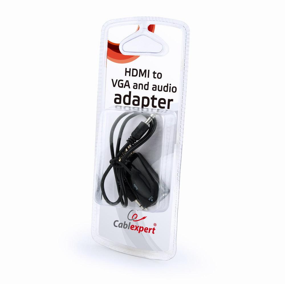 CABLEXPERT ADATTATORE DA HDMI A VGA, PORTA SINGOLA - TechSoundSystem.com