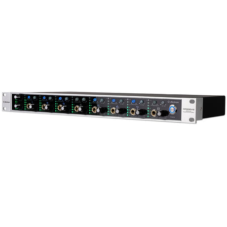 ALCTRON HP800 V2 PREAMPLIFICATORE 8 CUFFIE AMPLIFICATORE CUFFIA 8 CANALI 1U RACK + ALIMENTATORE NEW DESIGN