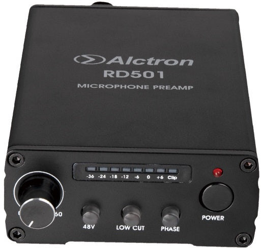 ALCTRON RD501 PREAMPLIFICAOTRE MICROFONICO COMPATTO +60dB - TechSoundSystem.com