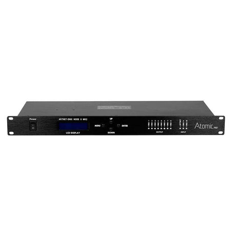 ATOMIC PRO INTERFACCIA ART-NET / DMX NODE 8 CANALI A RACK - TechSoundSystem.com