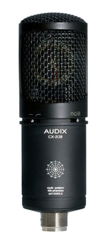 AUDIX CX212B MICROFONO A CONDENSATORE DA STUDIO MULTI PATTERN PER VOCE E STRUMENTI + SHOCKMOUNT + CUSTODIA - TechSoundSystem.com