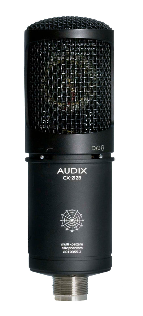 AUDIX CX212B MICROFONO A CONDENSATORE DA STUDIO MULTI PATTERN PER VOCE E STRUMENTI + SHOCKMOUNT + CUSTODIA