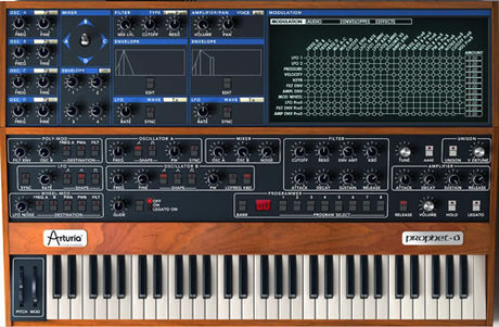 ARTURIA PROPHET V2 VIRTUAL INSTRUMENT STAND ALONE SINTETIZZATORE ANALOGICO DIGITALE