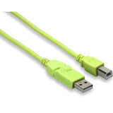 BEATPORT DJ CABLES USB 3MT CAVO USB 2.0 HI-SPEED USB-A/USB-B 3 METRI COLORE VERDE - TechSoundSystem.com