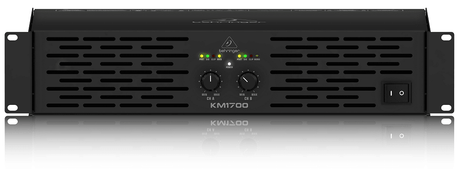 BEHRINGER KM1700 AMPLIFICATORE FINALE DI POTENZA PROFESSIONALE DI 1700 WATT 8 OHM BRIDGE 2 X 500W STEREO 2 X 800W 4 OHM - TechSoundSystem.com