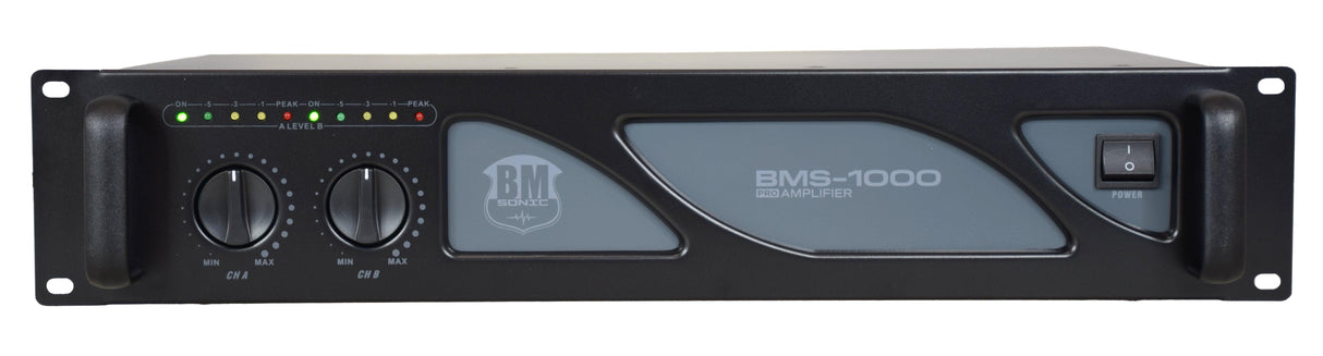 BM SONIC BMS1000 Amplificatore 2 x 500W - TechSoundSystem.com