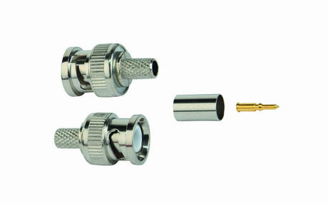 CABLEXPERT RG-59 BNC CRIMPING CONNECTOR, 50 PCS PER BAG - TechSoundSystem.com