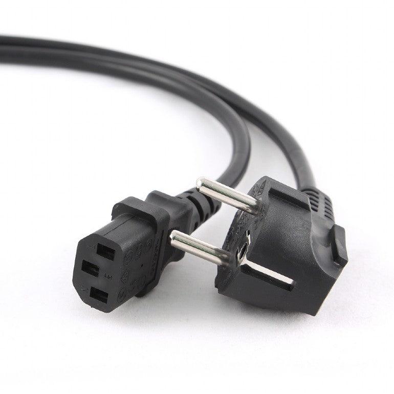 CABLEXPERT PC186 POWER CORD CAVO DA SPINA SCHUKO A PRESA VDE C13 DA 1,8 METRI - TechSoundSystem.com