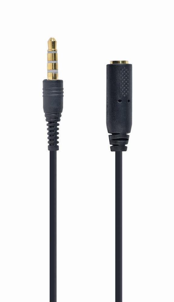 CABLEXPERT CAVO AUDIO ADATTATORE CROSS-OVER 3.5 MM 4-PIN, NERO - TechSoundSystem.com