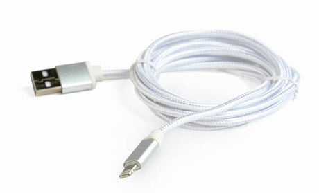 CABLEXPERT CAVO MICRO-USB INTRECCIATO IN COTONE CON CONNETTORI METALLICI, 1,8 M, NERO - TechSoundSystem.com