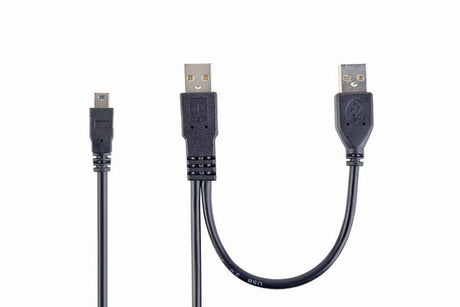 CABLEXPERT DUAL USB A TO MINI-USB CABLE, 3 FT - TechSoundSystem.com