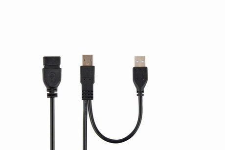 CABLEXPERT DUAL USB 2.0 A-PLUG A-SOCKET 3 FT EXTENSION CABLE - TechSoundSystem.com