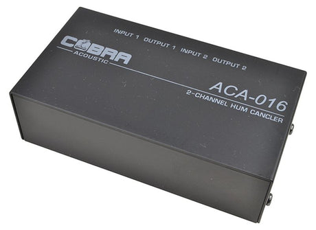 COBRA ACA-016 HUM CANCELLER FILTRO PER RONZIO E HUM DATO DA PC E LAPTOP A MIXER E AMPLIFICATORI