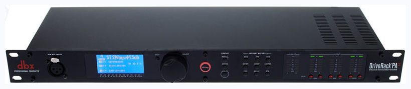 DBX DRIVERACK PA2 MULTIPROCESSORE 2 INGRESSI 6 USCITE - TechSoundSystem.com