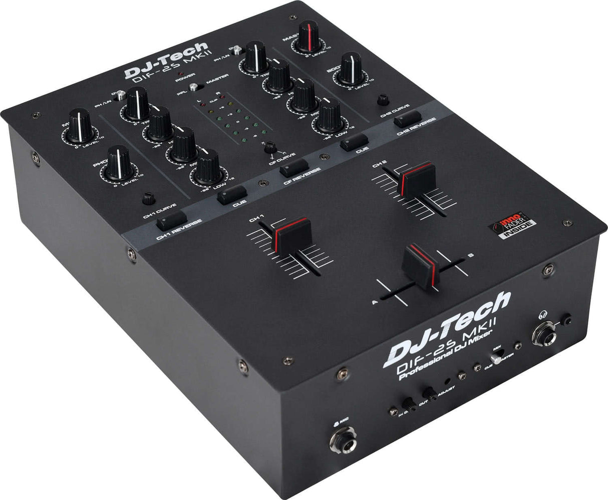 DJ TECH DIF 2S MKII SCRATCH MIXER 2 CANALI