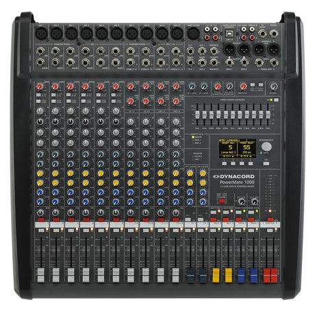 DYNACORD POWERMATE 1000-3 MIXER ANALOGICO AMPLIFICATO CON INTERFACCIA USB E DOPPI EFFETTI STEREO